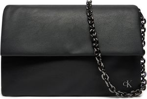Calvin Klein Jeans Micro Mono Ew Flap25 Damen Handtasche schwarz