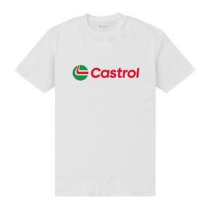 Castrol - Tričko "Lock Up" pro muže/dámy unisex PN238 (XL) (Bílá)