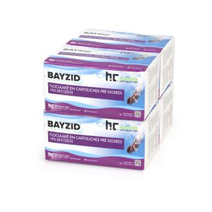 4x 1 kg BAYZID® Flockkartusche für Pools