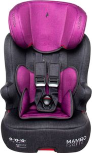 Osann Kinderautositz Mambo Isofix Gruppe 1/2/3 (9-36 kg) Kindersitz - Purple Melange