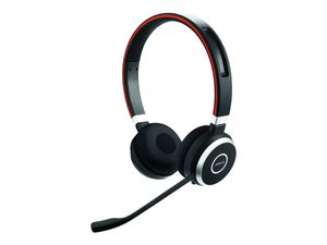 Jabra Evolve 65 - Kopfhörer - Kopfband - Büro/Callcenter - Schwarz - Rot - Binaural - Berührung