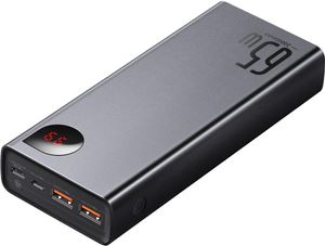 Baseus Adaman Powerbank 2x USB / 1x USB Type C / 1x Micro USB 20000mAh 65W Quick Charge 4.0 Power Delivery schwarz (PPIMDA-D01)