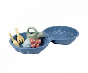 Smoby Toys Mini-Sandkasten / Sandmuschel mit 5-tlg. Sandspielzeug OneSize Smoby Toys Mini-Sandkasten / Sandmuschel mit 5-tlg. Sandspielzeug OneSize
