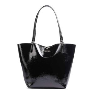 Guess Damen Schultertasche Umhängetasche Handtasche Damentasche , Größe:Einheitsgröße, Farbe:Schwarz
