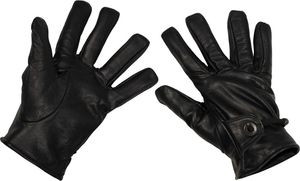 MFH Western-Fingerhandschuhe, Leder, schwarz