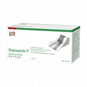 Suprasorb F Folienverband transparent aufgerollt 15 cm x 10 m