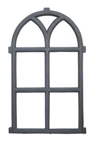 Stallfenster Fenster Scheunenfenster Eisen grau Eisenfenster 68cm Antik-Stil