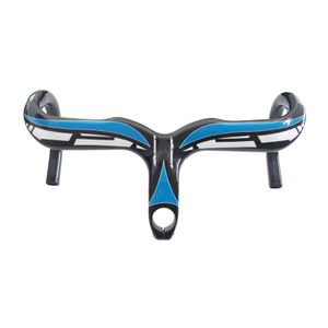 Rennradlenker Hohe Härte Ultraleichter Druckwiderstand Fixed Gear Bike Drop Bar gebogen für den Außenbereich-Blau,Größe:400mm