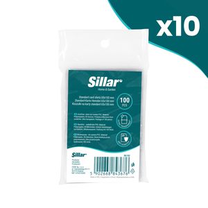 Sillar Premium Card Game Sammlerkartenhüllen 90 Mikron 65 x 100mm 1000 Stück