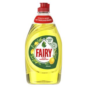 Fairy Spülmittel Ultra Konzentrat Zitrone 450ml - Gegen Fett (1er Pack)