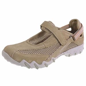 Allrounder by Mephisto Niro Damen Klettschuh in Beige, Größe 5.5