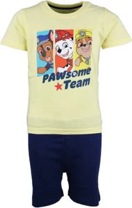Paw Patrol Jungen Kinder Schlafanzug Pyjama – Gelb / 122