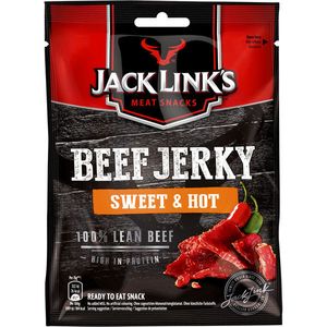 Jack Links Beef Jerky Sweet Hot gewürztes getrocknetes Rindfleisch 25g