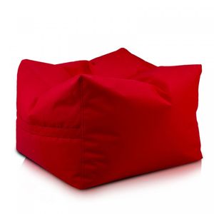 Křeslo Cubo Outdoor z polyesteru - Měkké a pohodlné - Moderní - Barva: M5 červená