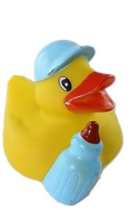 Cepewa Badeente, Quietscheente, Baby, 8cm, PVC