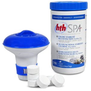 hth SPA Chlor Multifunktion Tabletten 20g + Dosierschwimmer