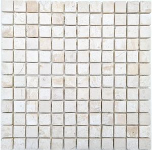 Mosaikfliese Marmor Mosaik THUMBNAIL weiß Fliesenspiegel Küche Duschboden MOS40-T23W