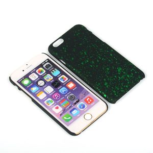 Handy Hülle Schutz Case Bumper Schale für Apple iPhone 6 Plus 3D Sterne Grün