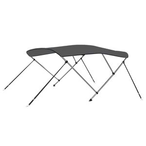 vidaXL 3-Bow Bimini Top Anthrazit 183x196x137 cm