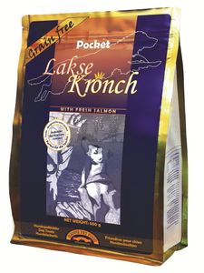 Henne Pet Food - Lakse Kronch "Pocket" Getreidefreier Snack Lachs & Kartoffel 600g