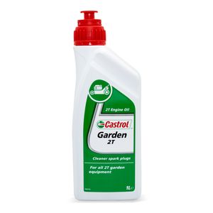 CASTROL Motoröl "Garden 2T", Hochleistungsöl für alle 2-Takt-Motoren in Gartengeräten wie Rasenmähern, Kettensägen, Heck