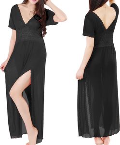 TEXEMP Damen Babydoll Nachtkleid Dessous y Reizwäsche Negligee Body | B269 - Schwarz - Onesize - 1 Kleid