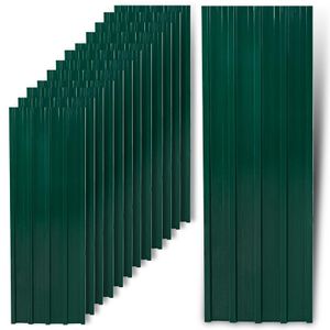 Trapezblech Profilblech grün 12 Stück Metallblech Dachblech Stahlblech Blech