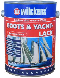 Boots u. Yachtlack 2,5 L klar Bootslack Boot Holz Yacht Lack hochglanz Klarlack
