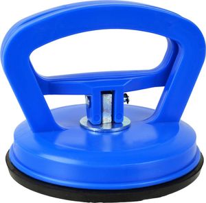 GEKO | Glassauger Saugheber, Saugnapf 100kg, Vacuum Lifter 115 mm, Glas Saugheber, Plattenheber, Saugheber mit Manometer