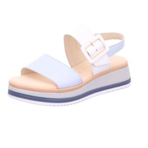 Gabor Comfort  Damenschuhe Sandalen Hoch Sandalette Weiß Freizeit, Schuhgröße:EUR 37.5 | UK 4.5