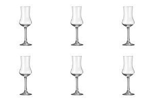 6 x Grappaglas, Likörglas, Glas, transparent, 9cl, Ø5.1cm, Höhe:16cm