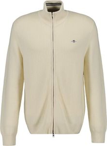 Gant 8030212 Vollreißverschluss Pullover Beige XL Mann Beige XL