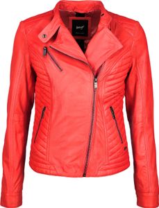 Maze Lederjacke Sally Damen flame red S