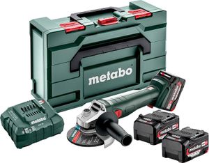 Metabo. Szlifierka Kąt.w 18 L 9-125 Quick 3X4,0Ah