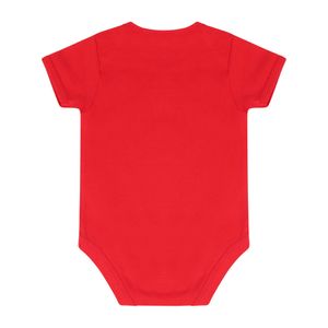 Larkwood Baby Boys/Girls Essential Body s krátkym rukávom PC3568 (0-3 mesiace (56)) (červená)