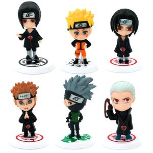 6 Stück Anime Naruto Figur 7cm PVC Collection Figur Actionfiguren