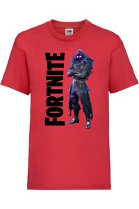 Nevermore Kinder T-shirt Fortnite Battle Royal Epic Gamer Gift, 7-8 Jahr - 128 / Rot