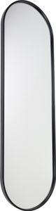 Fragix Boston Ganzkörperspiegel Oval - Schwarz - Metall - 130x40 Fragix Boston Ganzkörperspiegel Oval - Schwarz - Metall - 130x40