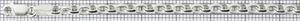 UNO A ERRE Herrenkette Erbskette Charmkette Silberkette Silber Armband massiv Silber 925 4mm poliert 21
