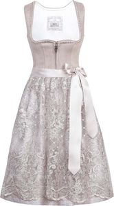 Dirndl Gabi 65cm Länge taupe 42