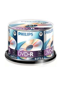 Philips DVD-Rohlinge, 120Min, 4.7GB, Speed 16x, Spindel (50 Disc)