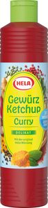 Hela Gewürz Ketchup Curry delikatny oryginalny z mniejszą ilością cukru 800ml