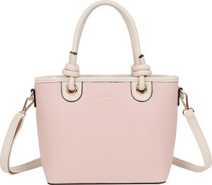 Gallantry, Elegante Damen-Shoppertasche mit Schultergurt, Rosa