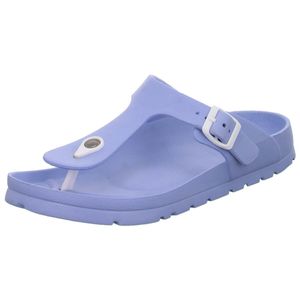 Sneakers Damen-Badepantolette-Zehentrenner Hellblau, Farbe:blau, EU Größe:40