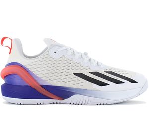 adidas adizero Cybersonic Allcourt nachhaltige Herren Tennis-Schuhe mit Lightstrike Dämpfung GY9634 Weiß/Bunt, Größe:44