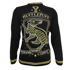 Harry Potter - Pullover für Herren/Damen Uni HE680 (L) (Schwarz/Gelb)