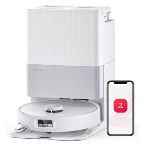 Roborock Qrevo Edge Staubsauger Roboter 18500 Pa, Dual Anti-Tangle-System, 75°C Heißwasser, AdaptiLift Chassis, FlexiArm Design™, "Hello Rocky"