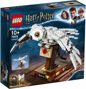 LEGO 75979 Harry Potter Hedwig die Eule, Ausstellungsmodell, Sammlerstück mit beweglichen Flügeln, Geburtstagsgeschenk für Kinder mit Mini-Figuren