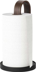 Umbra 1022358-048, Tisch-Papierhandtuchhalter, Schwarz, Walnuss, Acrylnitril-Butadien-Styrol (ABS), Eschenholz, Beton, EVA (Äthylen-Vinylazetat), Stahl, Bellwood, 1 Stück(e), 171 mm