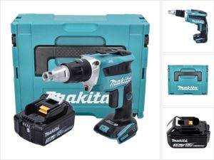Makita DFS 452 F1J Akku Schnellbauschrauber 18 V Brushless + 1x Akku 3,0 Ah + Makpac - ohne Ladegerät